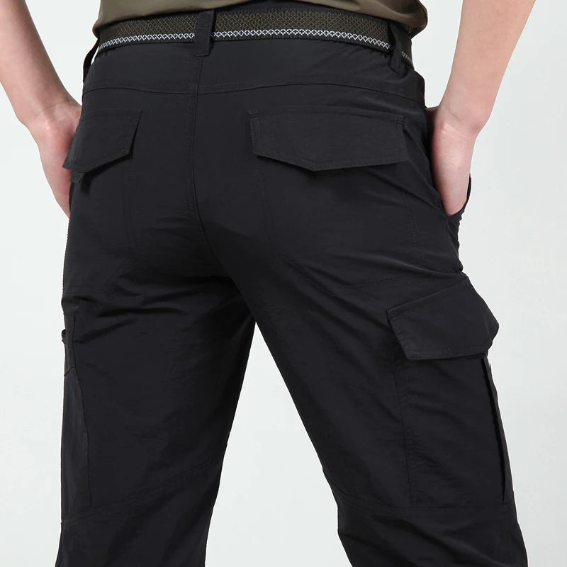 Tactical Multi-pocket Cargo Trousers, Lightweight - Men's Trousers
