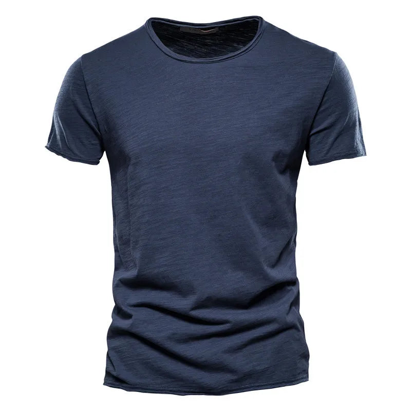Cotton Slim Fit Short Sleeve - Men's T-Shirt
