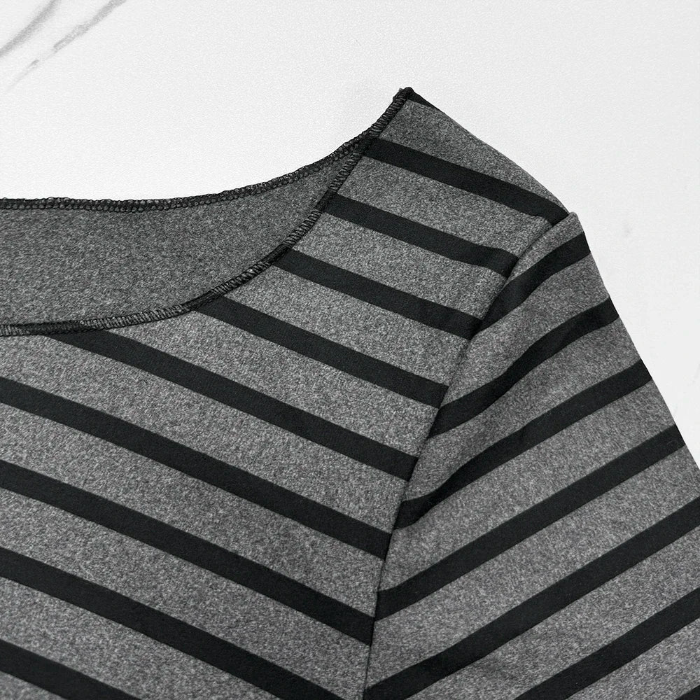 Slim Striped Long Sleeve - Women’s T-Shirt